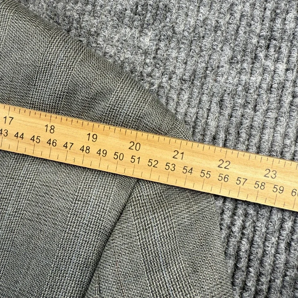 Haggar Black Label Blazer Mens 44L Gray Two Button Wool Blend Sport‎ Coat USA